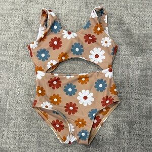 Floral Cutout Swimsuit